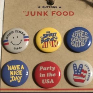 ❣️HP 6.16.21❣️6 JUNK FOOD PINS!🌻🇺🇸